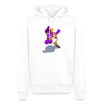 Nur Cruisen - Männer Premium Bio Hoodie - Weiß - Vorne - Nico (187cm)
