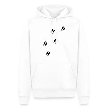 Élan - Sweat à capuche Premium bio Homme - blanc - Devant - Nico (187cm)