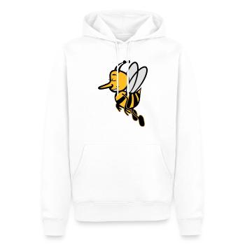 Biene fliegen süss - Männer Premium Bio Hoodie - Weiß - Vorne - Nico (187cm)