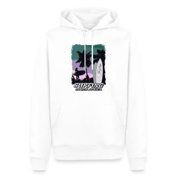South Africa - Beach - Surfing - Surfer - Männer Premium Bio Hoodie - Weiß - Vorne - Nico (187cm)