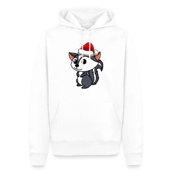 Stinker Comic Weihnachten - Männer Premium Bio Hoodie - Weiß - Vorne - Nico (187cm)