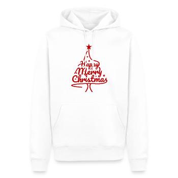 merry Christmas 7 - Männer Premium Bio Hoodie - Weiß - Vorne - Nico (187cm)
