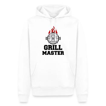 grill master bbq - Männer Premium Bio Hoodie - Weiß - Vorne - Nico (187cm)