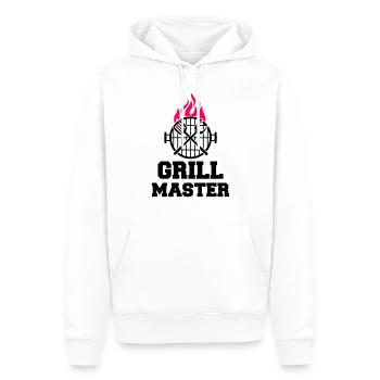 grill master - Männer Premium Bio Hoodie - Weiß - Vorne - Nico (187cm)