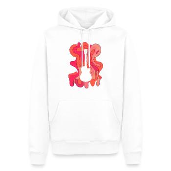 Elektrogitarre Shouter Gitarrist - Männer Premium Bio Hoodie - Weiß - Vorne - Nico (187cm)