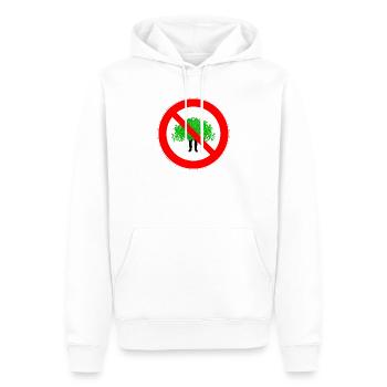 Bush Camper Battle Royale Gaming - Männer Premium Bio Hoodie - Weiß - Vorne - Nico (187cm)