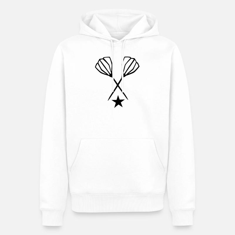 Schneebesen, Koch, Küche - Männer Premium Bio Hoodie - Weiß
