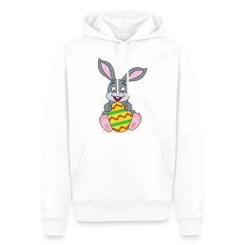 Easter motive Easter Easter bunny - Men’s Premium Organic Hoodie - white - Front - Nico (187cm)