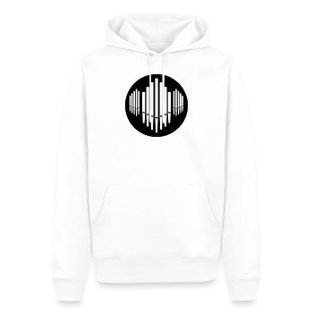 Orgel - Männer Premium Bio Hoodie - Weiß - Vorne - Nico (187cm)