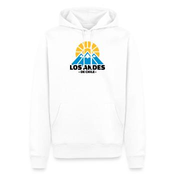 Chile - Männer Premium Bio Hoodie - Weiß - Vorne - Nico (187cm)