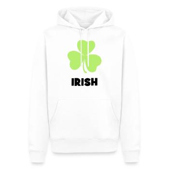 Irlande - Irlandais - Sweat à capuche Premium bio Homme - blanc - Devant - Nico (187cm)