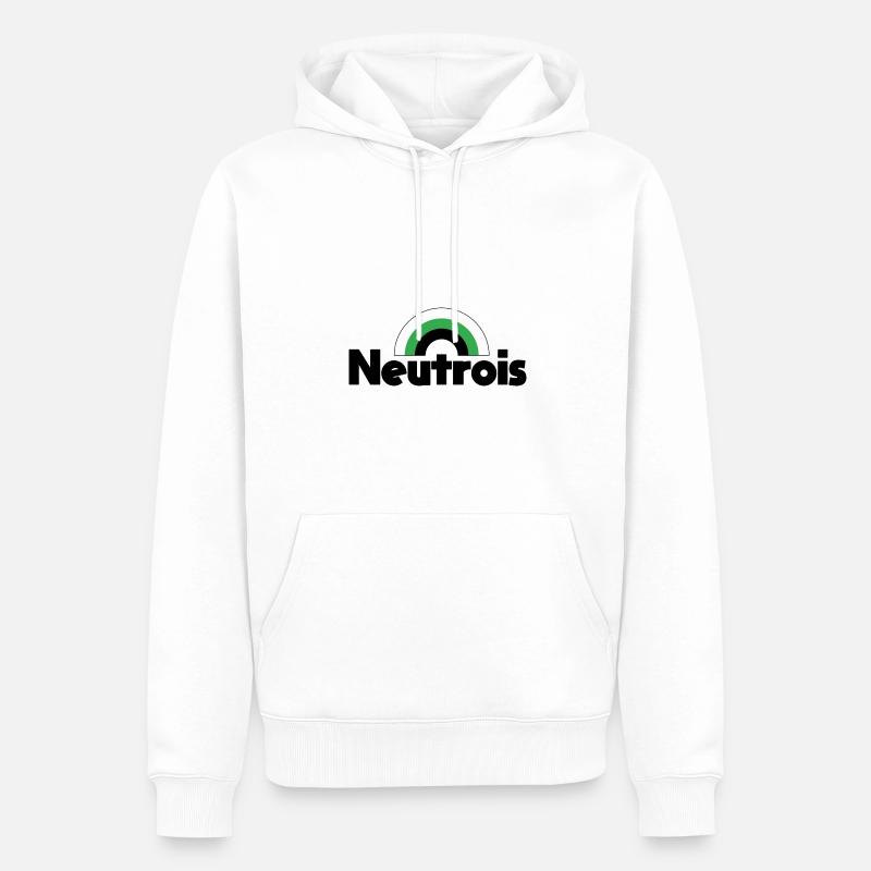 Neutrois - Männer Premium Bio Hoodie - Weiß