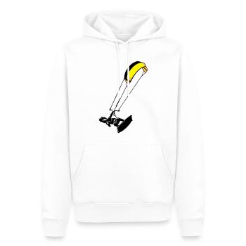 Kitesuf flex - Men’s Premium Organic Hoodie - white - Front - Nico (187cm)