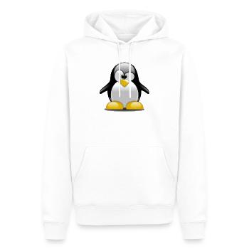 pingouin - Sweat à capuche Premium bio Homme - blanc - Devant - Nico (187cm)