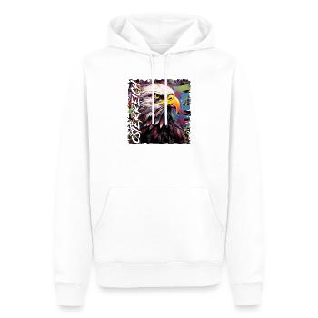 Österreich Design mit Adler für Österreicher - Männer Premium Bio Hoodie - Weiß - Vorne - Nico (187cm)