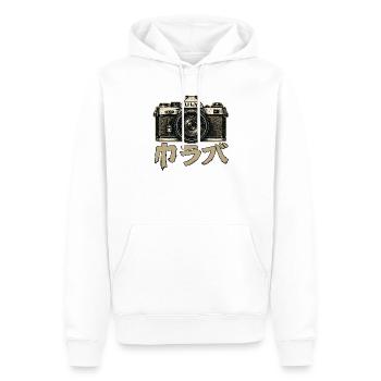 Vintage-Fotografie - Männer Premium Bio Hoodie - Weiß - Vorne - Nico (187cm)