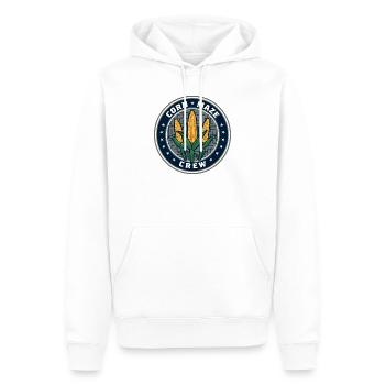 Labyrinthe de maïs Crew Spooky Labyrinthe de maïs d’Halloween - Sweat à capuche Premium bio Homme - blanc - Devant - Nico (187cm)