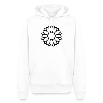tournesol - Sweat à capuche Premium bio Homme - blanc - Devant - Nico (187cm)