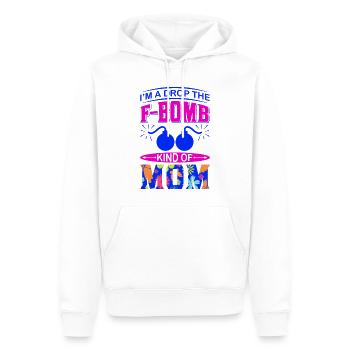 Ich bin so ein lustiges Mama-Geschenk, das die Mutter fimpfen lässt - Männer Premium Bio Hoodie - Weiß - Vorne - Nico (187cm)