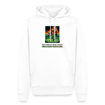 Side Quest Pause Gaming Spruch - Männer Premium Bio Hoodie - Weiß - Vorne - Nico (187cm)