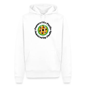 Paella Espagne - Sweat à capuche Premium bio Homme - blanc - Devant - Nico (187cm)