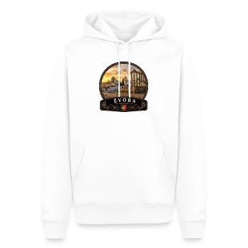 Evora Portugal Altstadt Urlaub Europa Atlantik - Männer Premium Bio Hoodie - Weiß - Vorne - Nico (187cm)