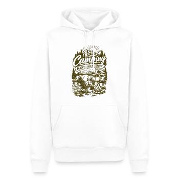 Camping Macht Alles Besser - Männer Premium Bio Hoodie - Weiß - Vorne - Nico (187cm)