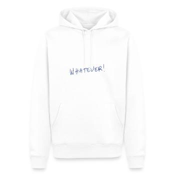 Whatever! - Men’s Premium Organic Hoodie - white - Front - Nico (187cm)
