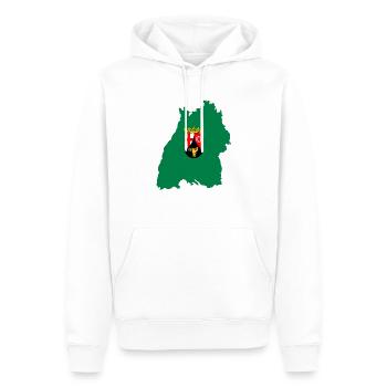 Rhénanie-Palatinat Motard - Sweat à capuche Premium bio Homme - blanc - Devant - Nico (187cm)