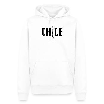 Chile - Männer Premium Bio Hoodie - Weiß - Vorne - Nico (187cm)