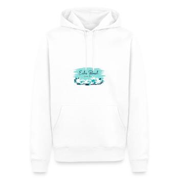 Echo Beach Bali - Männer Premium Bio Hoodie - Weiß - Vorne - Nico (187cm)