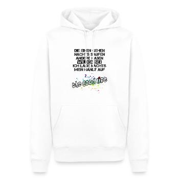 saufen sex handy the good life - Männer Premium Bio Hoodie - Weiß - Vorne - Nico (187cm)