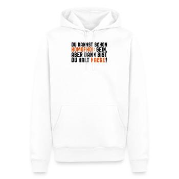 Lustiger Spruch LGBT Gay Pride Schwul Lesbisch - Männer Premium Bio Hoodie - Weiß - Vorne - Nico (187cm)
