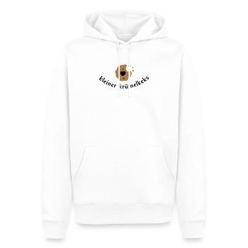 Keks mit Herz - Männer Premium Bio Hoodie - Weiß - Vorne - Nico (187cm)