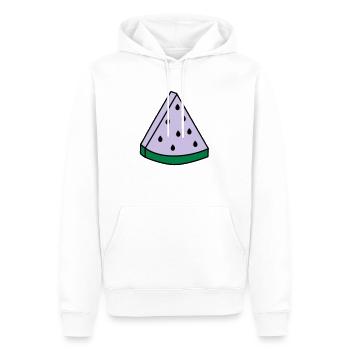 watermelon - Men’s Premium Organic Hoodie - white - Front - Nico (187cm)