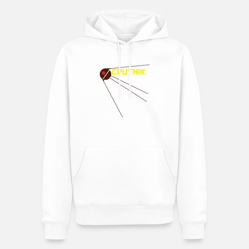 SPUTNIK 2017 - Männer Premium Bio Hoodie - Weiß