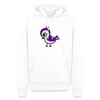 birdy - Sweat à capuche Premium bio Homme - blanc - Devant - Nico (187cm)