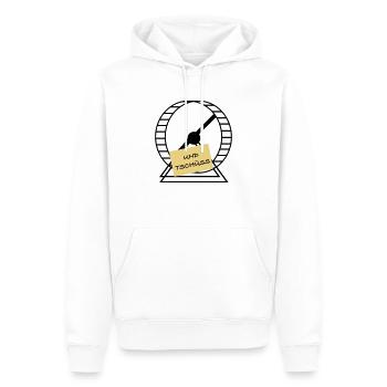 Und Tschüss - Männer Premium Bio Hoodie - Weiß - Vorne - Nico (187cm)