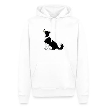 Obedience Hölzchen 4 - Männer Premium Bio Hoodie - Weiß - Vorne - Nico (187cm)