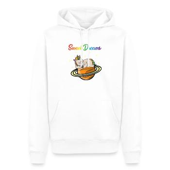 SÜßE TRÄUME EINHORN by The Manzanita´s - Männer Premium Bio Hoodie - Weiß - Vorne - Nico (187cm)
