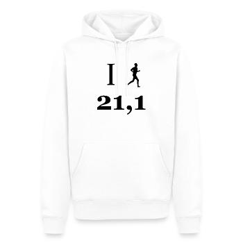 Fußball Football - Sweat à capuche Premium bio Homme - blanc - Devant - Nico (187cm)