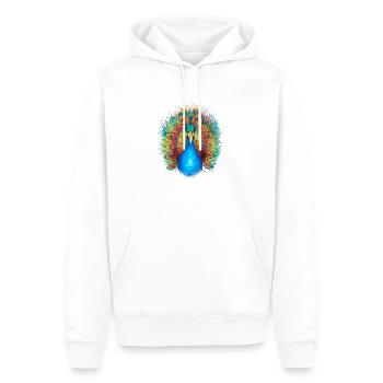 Cage complète d’oiseaux Great Peacocks Bird - Sweat à capuche Premium bio Homme - blanc - Devant - Nico (187cm)