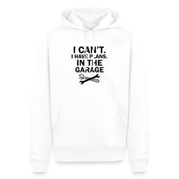 Handwerker Handyman Handwerk Werkzeug Baustelle - Männer Premium Bio Hoodie - Weiß - Vorne - Nico (187cm)
