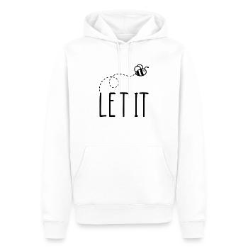 Biene Imker Coole Sprüche - Männer Premium Bio Hoodie - Weiß - Vorne - Nico (187cm)