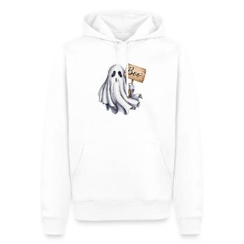 Boo - Sweat à capuche Premium bio Homme - blanc - Devant - Nico (187cm)