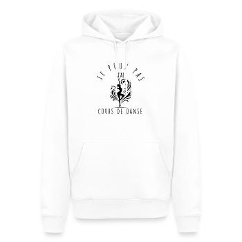 Ich kann nicht, ich habe Tanzunterricht. - Männer Premium Bio Hoodie - Weiß - Vorne - Nico (187cm)