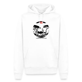 LGBT 3 - Sweat à capuche Premium bio Homme - blanc - Devant - Nico (187cm)