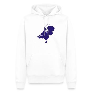 Pays-Bas - Sweat à capuche Premium bio Homme - blanc - Devant - Nico (187cm)