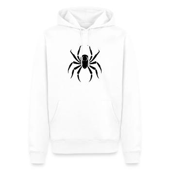 Araignées - Sweat à capuche Premium bio Homme - blanc - Devant - Nico (187cm)