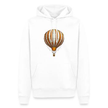 Balloon - Men’s Premium Organic Hoodie - white - Front - Nico (187cm)